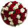 букет из красных и белых роз. Катар