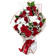 розы и хризантемы с гипсофилой. Катар
