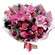 букет из роз и тюльпанов с лилией. Катар